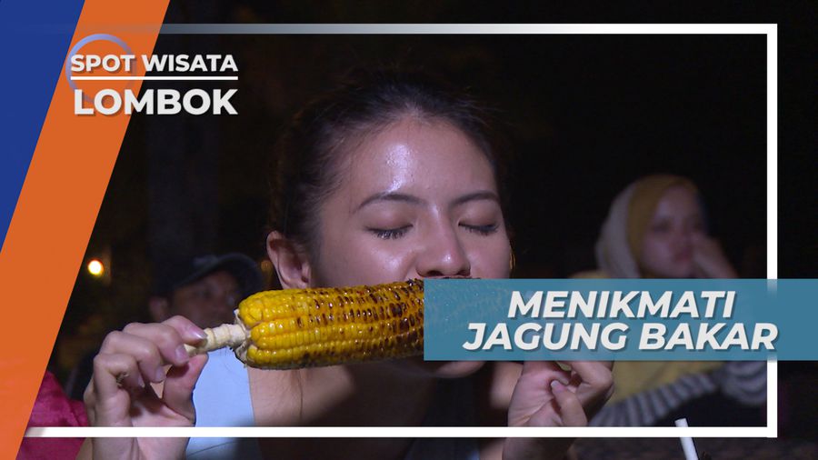 Menikmati Gurihnya Jagung Bakar di Tepi Pantai Lombok