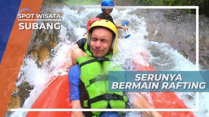 Rafting, Serunya Mengarungi Jeram Sungai Air Panas, Subang