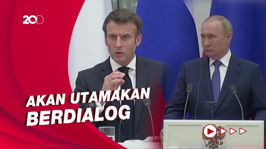 Macron Bertemu Putin, Berharap Ketegangan Rusia-Ukraina Segera Mereda