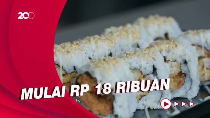 Bikin Laper: Mukbang Sushi Murah Meriah Yuk!