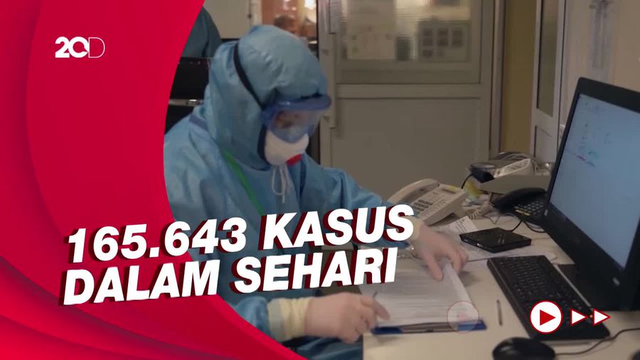 Covid-19 di Rusia Masih Tinggi, Pasien Gejala Berat Naik 15%