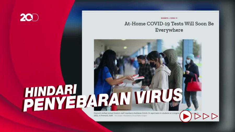 Pemerintah AS Sediakan Tes Covid-19 di Rumah Gratis
