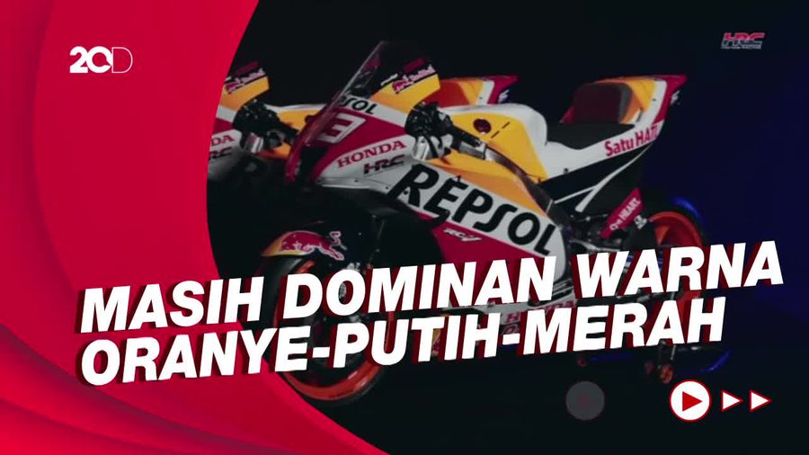Livery Baru Honda RC213V Tunggangan Marquez untuk MotoGP 2022