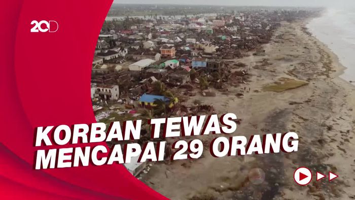 Penampakan Madagaskar dari Udara Usai Dihantam Topan Batsirai