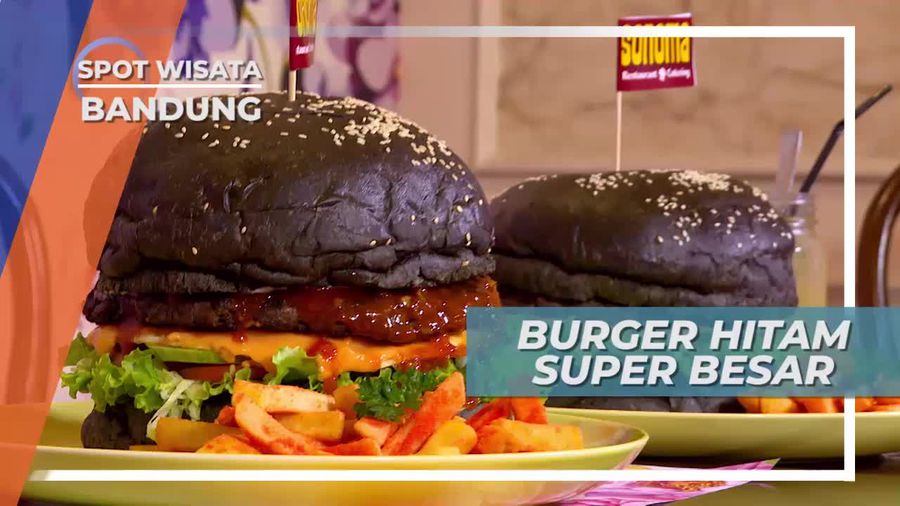 Big Black Burger, Menikmati Lezatnya Burger yang Super Duper Besar, Bandung
