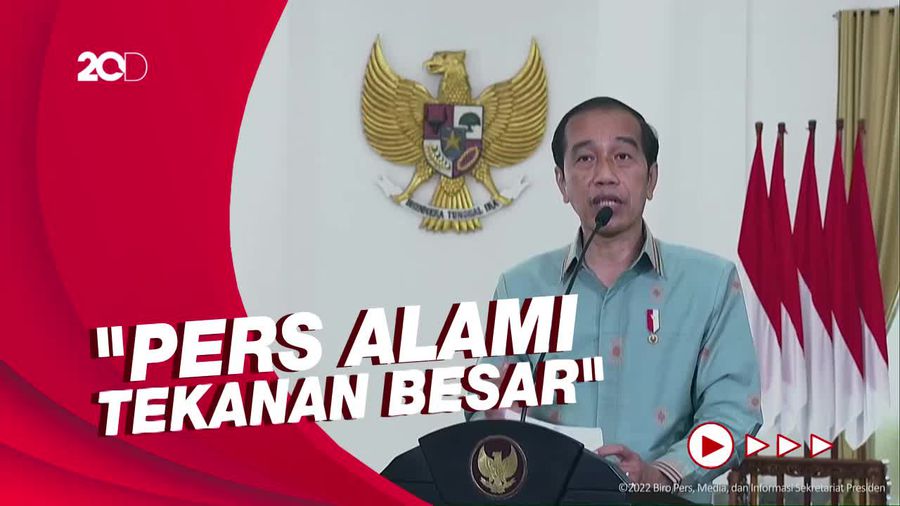 Jokowi Bicara Tantangan Pers, Singgung Informasi Sesat- Konten Viral