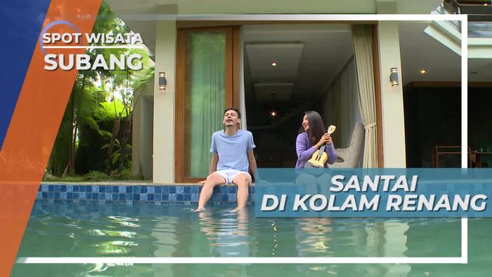 Bersantai, Habiskan Waktu di Kolam Renang Penginapan, Subang