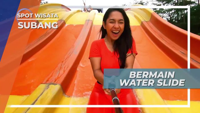 Sensasi Bermain Water Slide yang Bikin Jantung Deg-degan, Subang