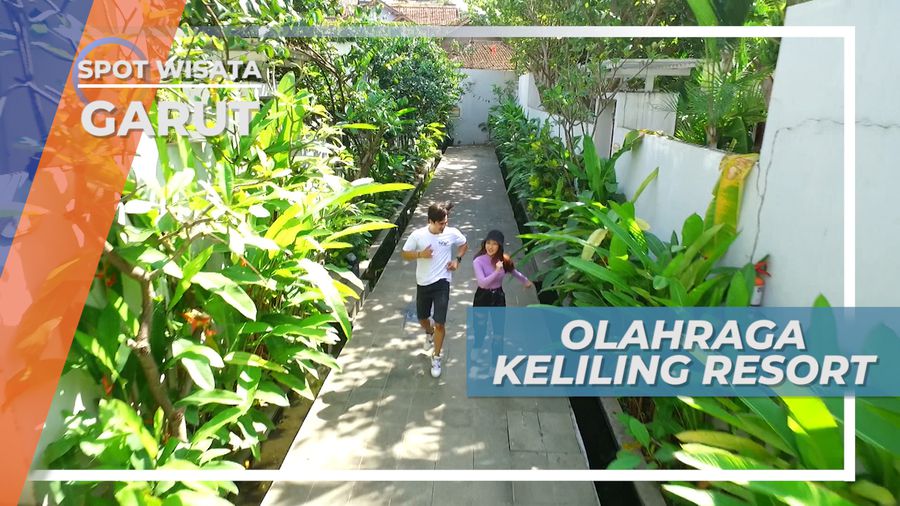 Olahraga Santai Keliling Resort Sambil Menghirup Udara Sejuk Papandayan, Garut