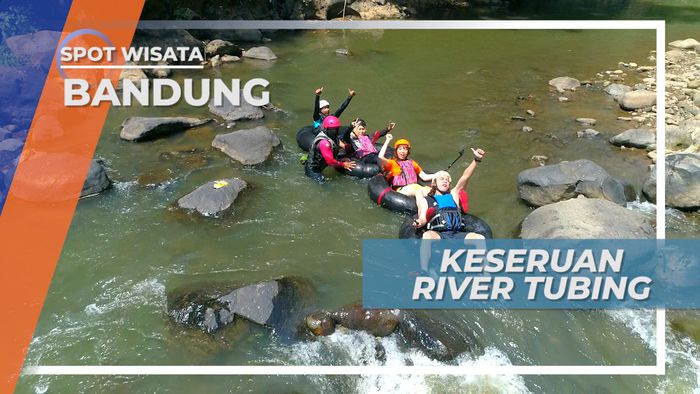 Serunya Mengarungi Jeram Sungai Ciwidey Dengan River Tubing, Bandung