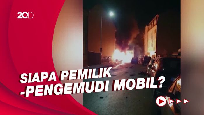 Karena Sopir Mabuk, Truk Tabrak Rumah-Terbakar di Jerman