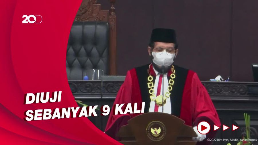 MK Ungkap UU Pemilu-Ciptaker Paling Sering Diuji Sepanjang 2021