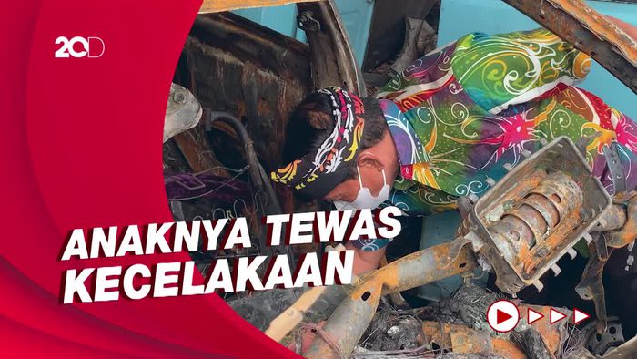 Momen Gubernur Kaltara Cek Camry yang Tewaskan Anaknya