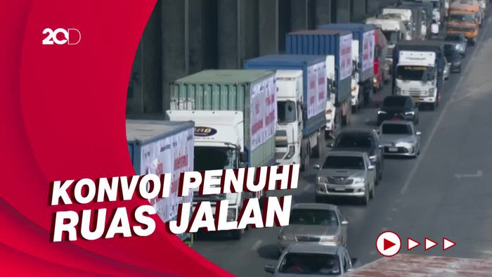 Harga Diesel Melonjak, Ratusan Sopir Truk di Thailand Protes