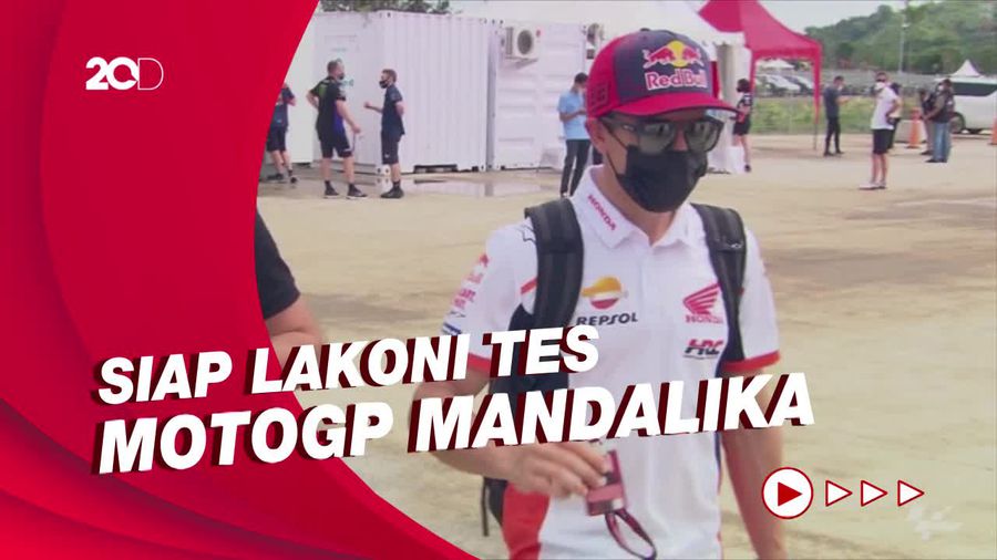 Gaya Marquez Hingga Quartararo Saat Tiba di Sirkuit Mandalika