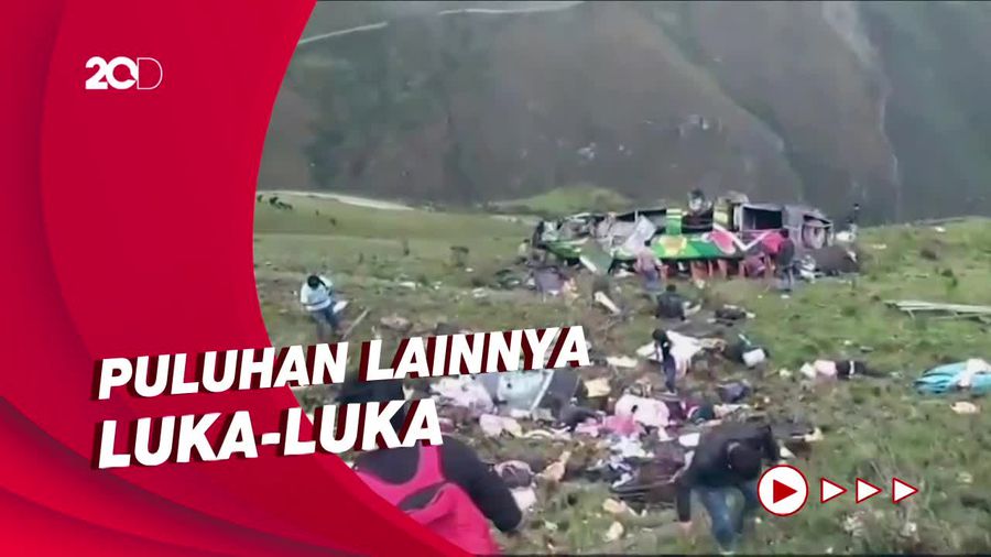 20 Orang Tewas Setelah Bus Jatuh ke Jurang di Pegunungan Andes