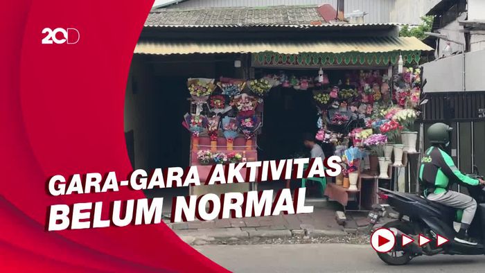 Jelang Valentine, Omzet Pedagang Bunga Justru Merosot