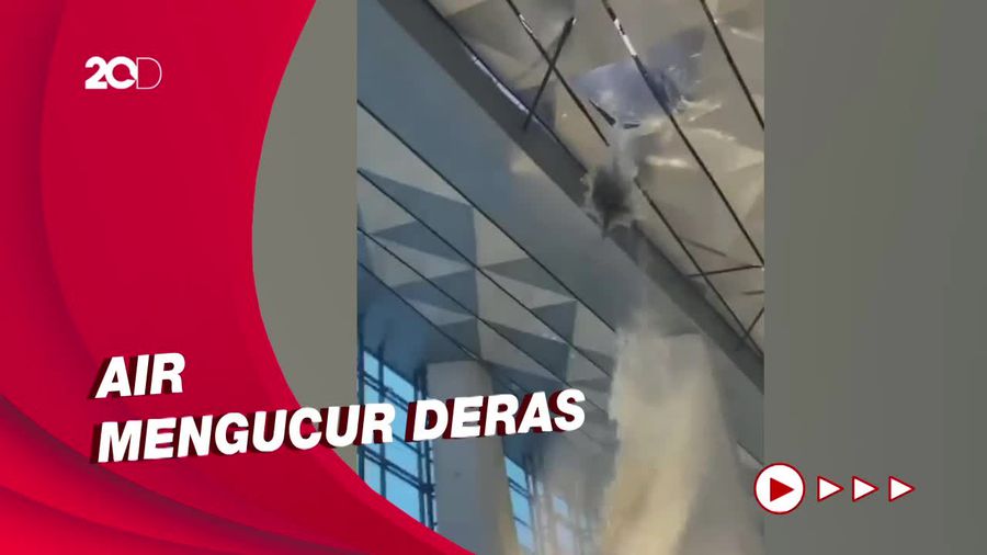 Video Viral Atap Terminal 3 Soetta Bocor