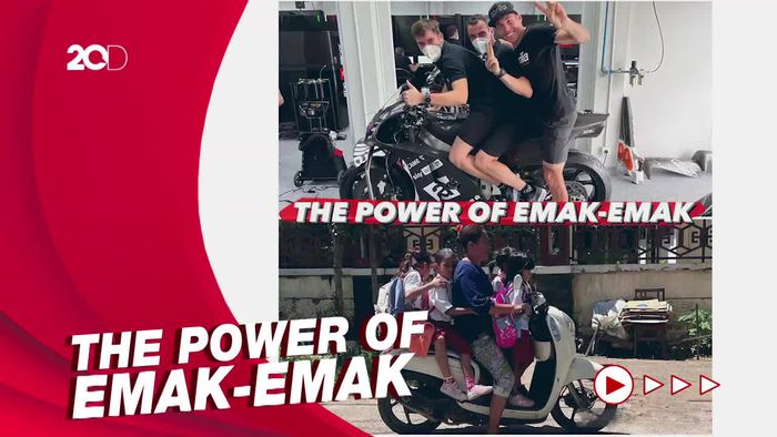 Begini Jadinya Kalau Pebalap MotoGP Tiru Ibu-ibu Indonesia Naik Motor