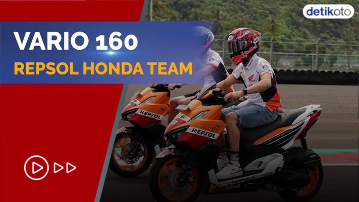 Keren! Honda Vario 160 Modif Ini Jadi Tunggangan Marquez di Mandalika