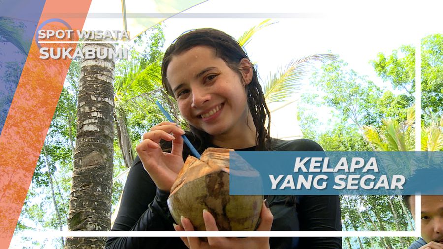 Segarnya Minum Kelapa Muda Setelah Beranang, Pekalongan