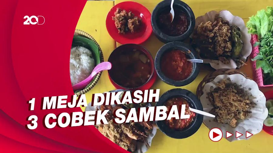 Makan Pedas dengan 3 Jenis Sambal di Warung Nasi Urang Sunda