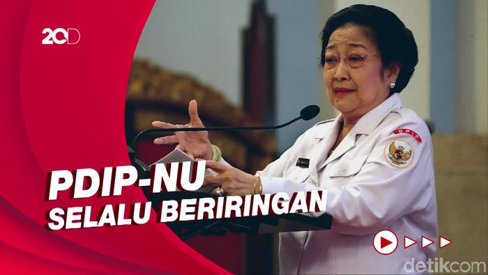 Megawati Cerita Kedekatan PDIP dan NU Sejak Zaman Bung Karno