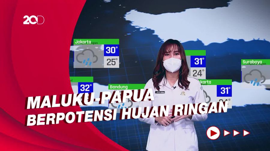 Hujan Ringan Diprakirakan di Sumatra-Jawa, Bagaimana di Kalimantan?