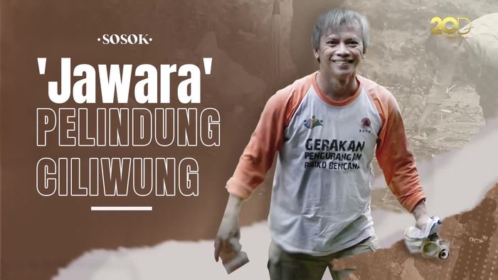 Sungai Ciliwung Bersih di Tangan Mat Peci