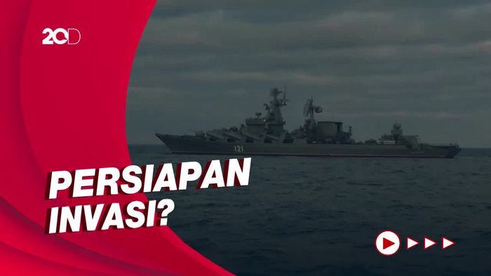 Lebih dari 30 Armada Laut Rusia Latihan di Selatan Ukraina