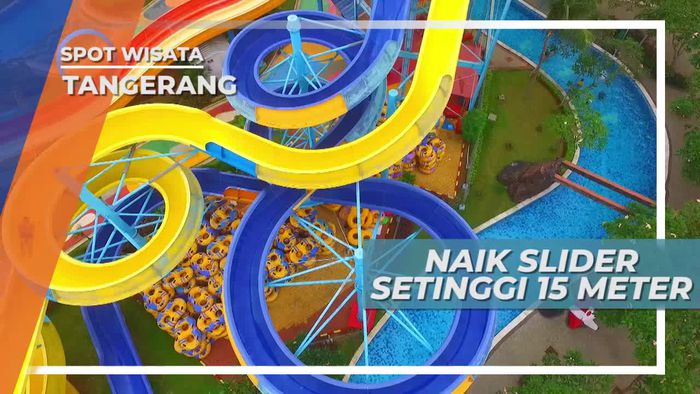 Meluncur Dari Perosotan Setinggi 15 Meter, Tangerang