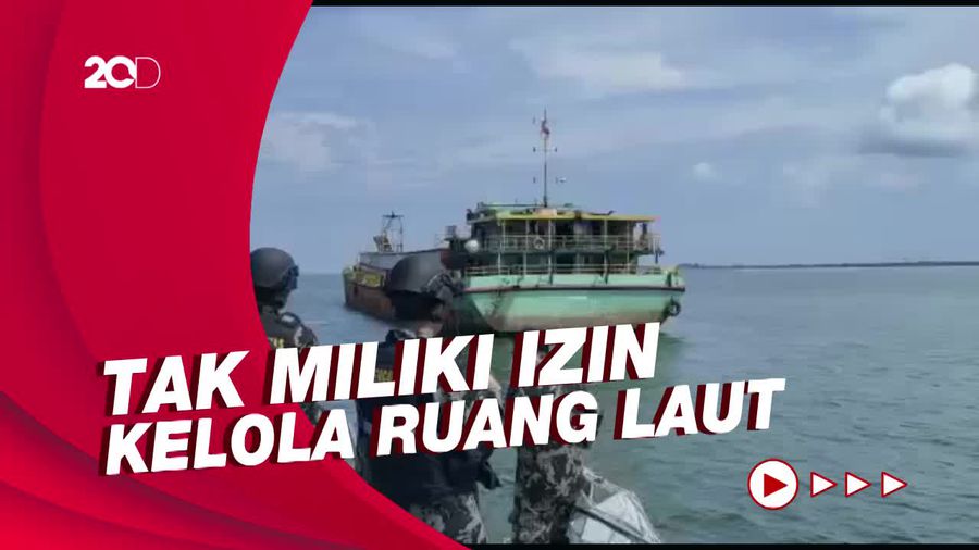 KKP Hentikan Kapal Penambang Pasir Ilegal di Pulau Rupat 