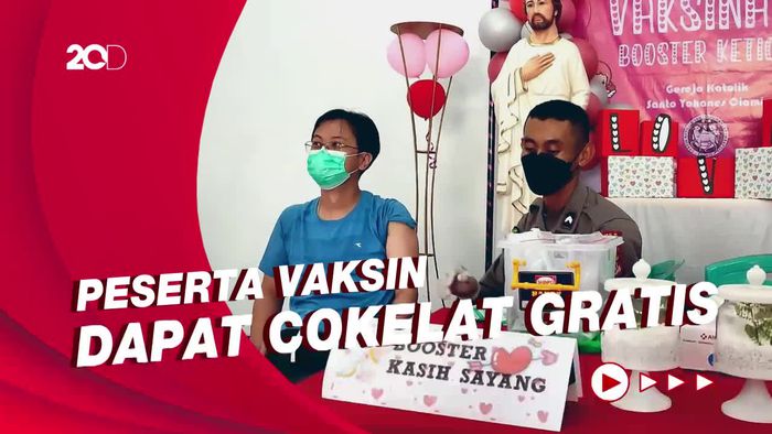Vaksinasi Booster Kasih Sayang Spesial Valentine di Ciamis