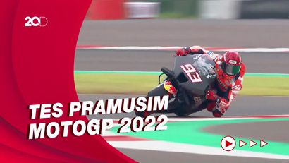Melihat Lagi Momen Marc Marquez Mengaspal di Sirkuit Mandalika