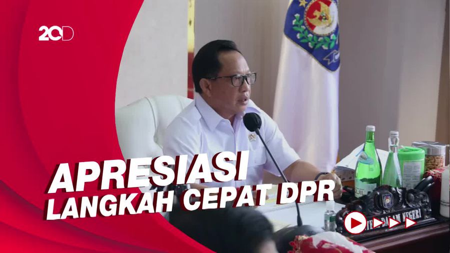 7 RUU Provinsi Disahkan Jadi UU, Tito: Ada Dasar Hukum Perda-Pemekaran