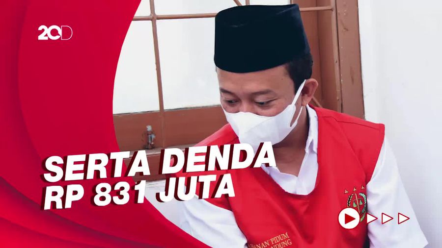 Tok! Herry Wirawan Pemerkosa 13 Santri Divonis Bui Seumur Hidup