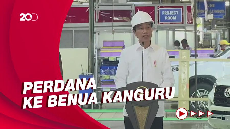 Jokowi Bangga Mobil Buatan RI Diekspor ke Australia