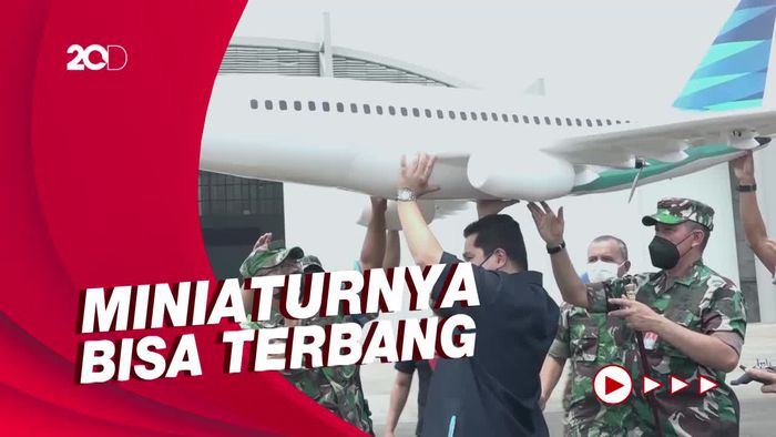 Pembuat Miniatur Pesawat Garuda Dipanggil Erick Thohir Usai Viral