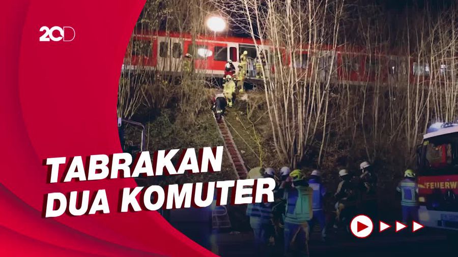 Tabrakan Kereta di Jerman, 1 Tewas-14 Orang Terluka