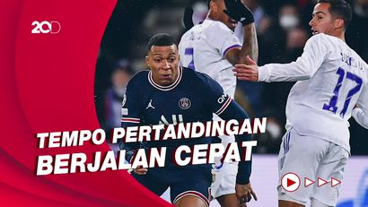 Gol Kylian Mbappe Jadi Penyelamat PSG Vs Real Madrid