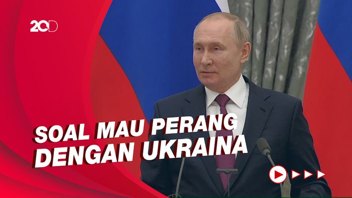 Putin Tegaskan Rusia Tak Ingin Perang dengan Ukraina
