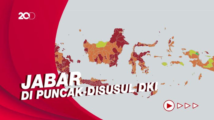 Berikut Sebaran Kasus Covid-19 RI Per 16 Februari