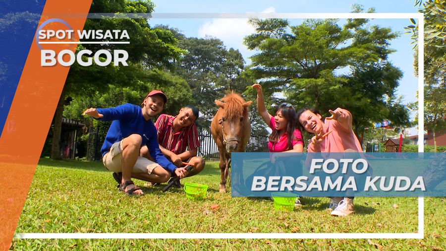 Foto Bersama Kuda Poni Rancamaya Bogor