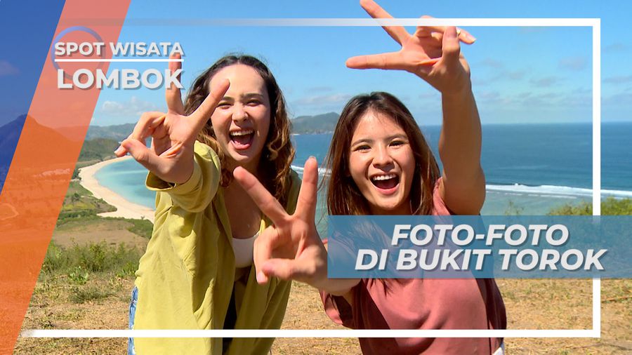 Abadikan Momen, Foto Cantik Berlatar Pemandangan Pantai yang Indah, Lombok