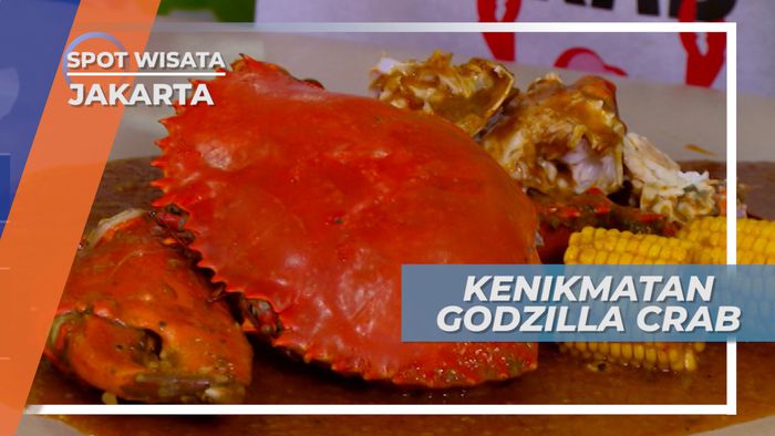 Godzilla Crab, Kenikmatan 2Kg Kepiting Bersaus Nikmat ala Jakarta