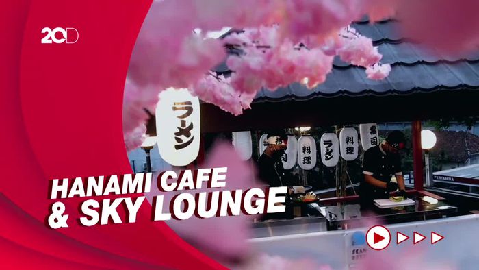 Resto di Bandung Rasa Jepang, Ada Pohon Sakuranya!