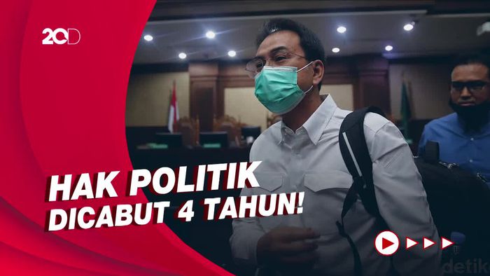 Tok! Azis Syamsuddin Divonis 3,5 Tahun Bui Kasus Pemberian Suap