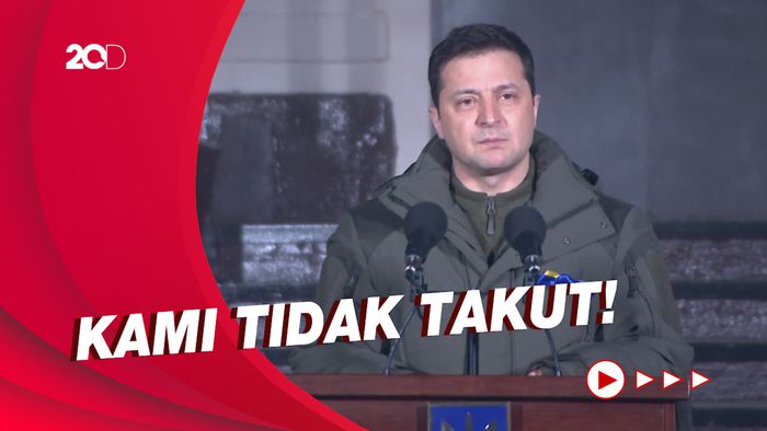 Presiden Ukraina Tak Takut Hadapi Ancaman Agresi Rusia