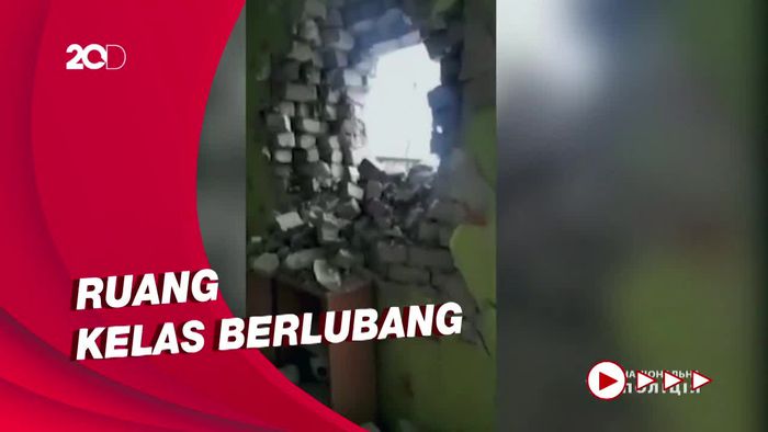 Taman Kanak-kanak di Ukraina Kena Ledakan Artileri Pendukung Rusia