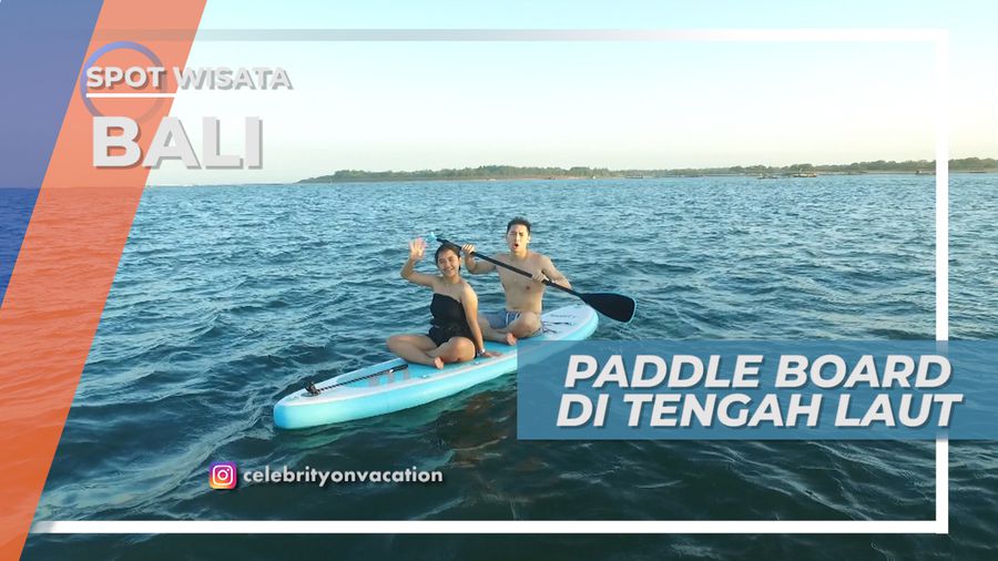 Paddle Board di Tengah Laut Bali